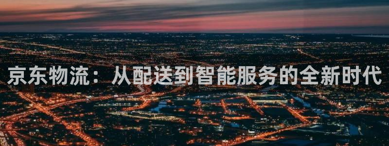 狗子28预测网:京东物流:从配送到智