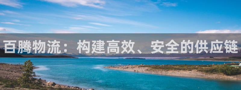 狗子28预测：百腾物流：构建高效、安